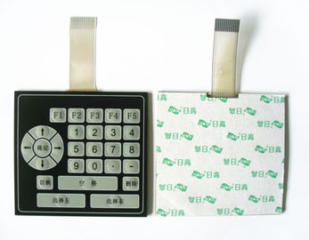 Push Button Flexible Circuit Board Membrane Switch Assembly With LED window
