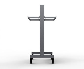 Metal Chrome Plated Shop Display Stands Doube Sides For Snack Shop