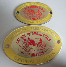 China manufacturer for metal plaques, metal sign plate and logo plaque, zinc alloy