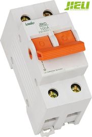 Silver / Copper Commercial Isolator Switch Double Pole With 1.25In Breaking Capacity