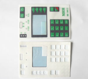 OEM Waterproof Membrane Metal Dome Switch keypads With 3m Adhesive