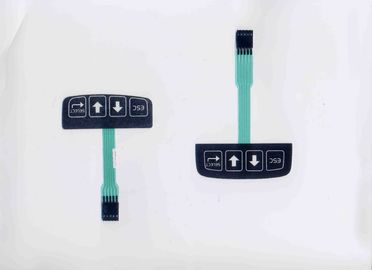 High quality waterproof membrane switch keypads with different colors of LED