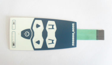 Screen Printing Customized PET Graphic Overlay With Embossed Keypad