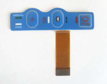 Glossy Graphic Overlay printing PC / PVC / PET With Translucent Window