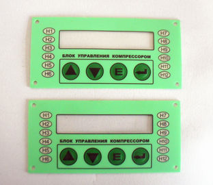 0.05 Adhesive PET Tactile Membrane Switch Panel touchscreen overlay