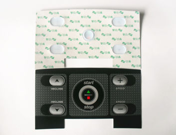 Customized Standard Push Button Texture Membrane Panels With 3M Adhesive
