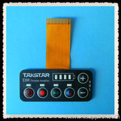 LED Light PCB Membrane Switch Panel / Membrane Keypad Switch