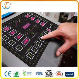 Adhesive PET LED Membrane Switch Keyboard With Embossed Metal Dome Push Button