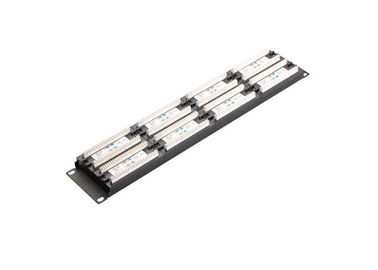 24 Port / 48 Port 19 Inch CAT5e UTP Copper Patch Panel with RJ45 Modular Connector