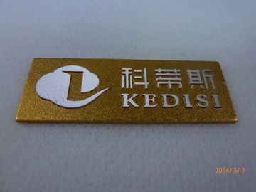 Metal Office Door Name Plates Stripe / Personalized Name Plates Screen Printing