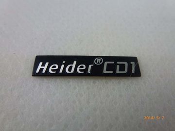 Metal Office Door Name Plates Stripe / Personalized Name Plates Screen Printing