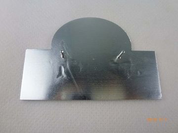 CD Stripe Aluminum Engraved Name Plates For Furniture , Metal Custom Logo Labels