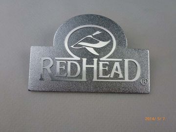 Classic Engraved Metal Name Plates For Walls , Small Metal Name Badges
