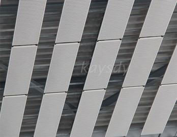 Custom  Large Suspended Perforated Metal Ceiling plate / perforated aluminum cladding