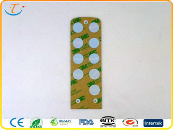 Flat / Embossed Graphic Overlays SMD / Hand Welding For Telephone Systems