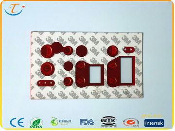 Industrial Stickers Poly Dome Graphic Overlays glossy / matt With 7 - color Silk Printing