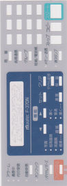 Graphic  Membrane Overlay  nameplate autotype PET 3M adhesive  texture Led window rich and bright in color