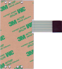 Silk Screen Membrane Switch and backlight membrane  keypad auotype pet and 3M adhesive with metal dome and led
