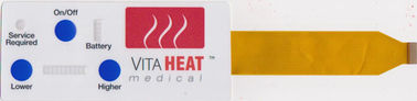 Copper Film Membrane Switch and backlight membrane  keypad auotype pet and 3M adhesive with metal dome and led