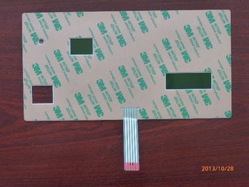 Control Feel Smooth Quakeproof Membrane Switch Panel With Clear Window